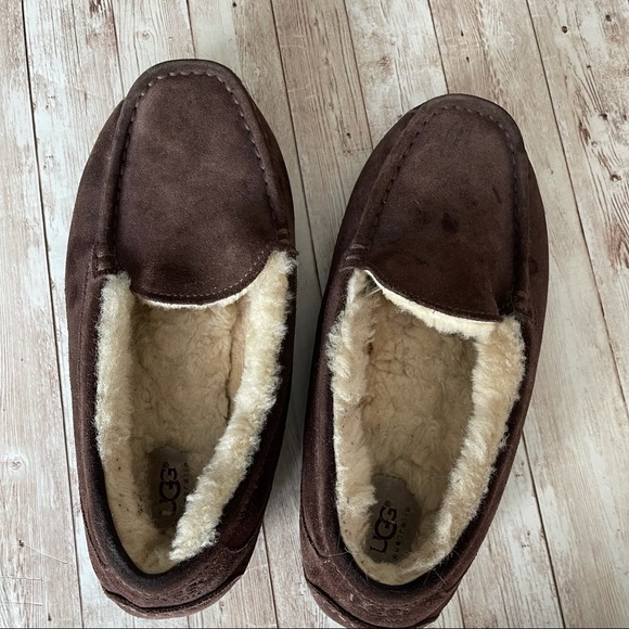 PREOWNED ANSLEY UGG MOCCASIN BROWN SIZE 6 WOMENS - Picture 3 of 9